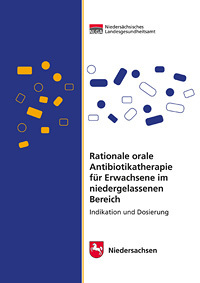 Deckblatt des Ratgebers zur Antibiotikatherapie